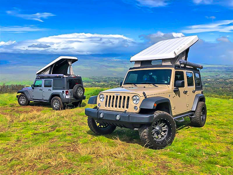 Maui Camper Jeep Gladiator and Wrangler Rental | Maui Camper Escapes